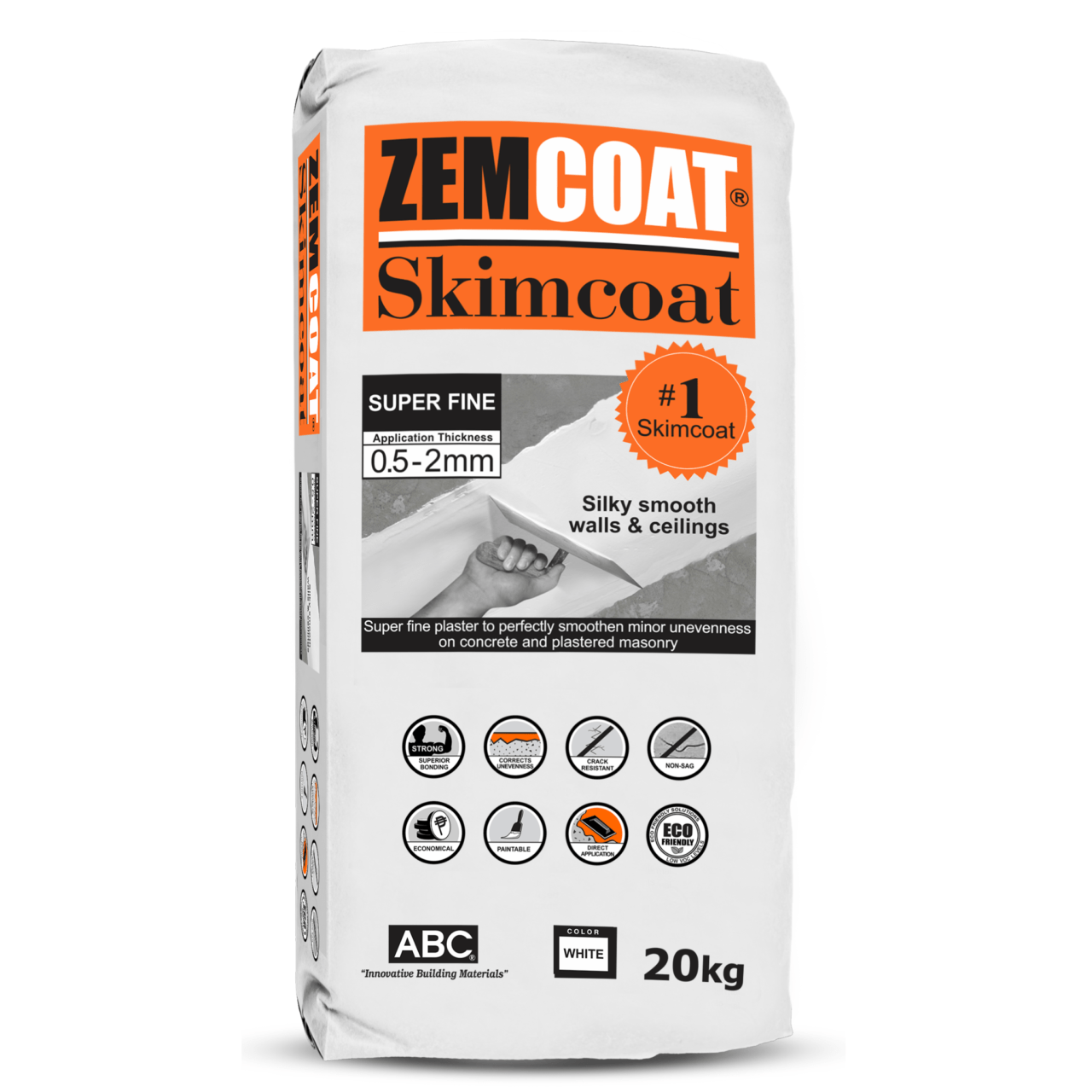 ABC® ZEMCOAT SKIMCOAT SUPER FINE 25KG