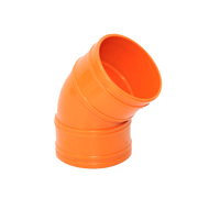 BIOPIPE® PVC ORANGE FITTINGS