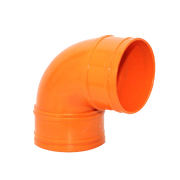 BIOPIPE® PVC ORANGE FITTINGS