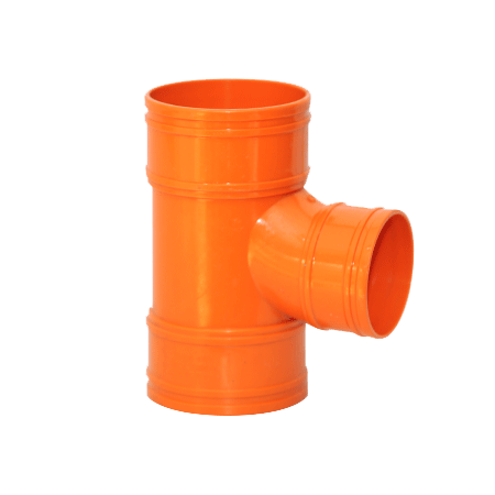 BIOPIPE® PVC ORANGE FITTINGS