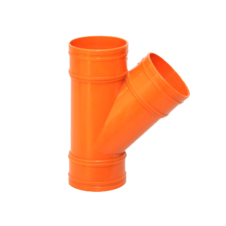 BIOPIPE® PVC ORANGE FITTINGS