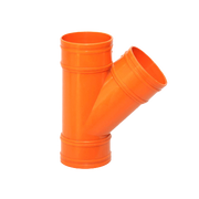 BIOPIPE® PVC ORANGE FITTINGS